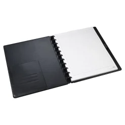 Staples 1-Subject Customizable Notebook, 8.5" x 11", Narrow Ruled, 60 Sheets, Black (19998) Sale
