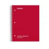 Staples ® 5-Subject Subject Notebooks, 8.5" x 11", College Ruled, 200 Sheets, Assorted (10467M-CC) Best