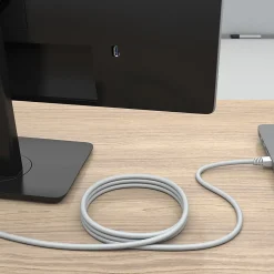 Ethernet Cables<Staples TECH 7 ft. Cat-6 Ethernet Cable, Male to Male, Gray (ST62453)