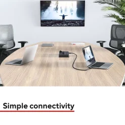 Ethernet Cables<Staples TECH 6 ft. Display Port to HDMI Audio/Video Cable, Male to Male, Black (ST62466)