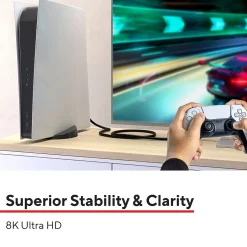 Ethernet Cables<Staples TECH 6 ft. Display Port to Display Port Audio/Video Cable, Male to Male, Black (ST62474)