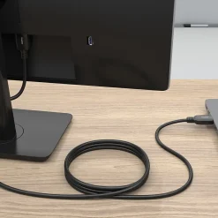 Hdmi Cables<Staples TECH 8 ft. HDMI to HDMI Audio/Video Cable, Male to Male, Black (ST62467)