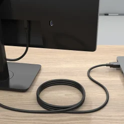 Usb Cables<Staples TECH 6 ft. USB-A to USB-A Cable, Male to Male, Black (ST62442)