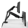 Staples TECH Adjustable Dual Arms, Up to 30" Monitor, Black (51729-CC)* Ergonomic Monitor & Laptop Stands