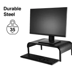 Staples TECH Adjustable Stand, Up to 24" Monitor, Black (29008)* Monitor Mounts & Stands