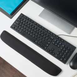 Staples TECH Foam Non-Skid Wrist Rests, Black (ST61827)* Ergonomic Wrist Rests