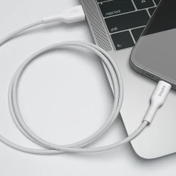 Staples TECH USB-C to USB-A Charging Cable, 6.5 ft., White (ST62338)