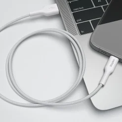 Staples TECH USB-C to USB-A Charging Cable, 9.8 ft., White (ST62339)