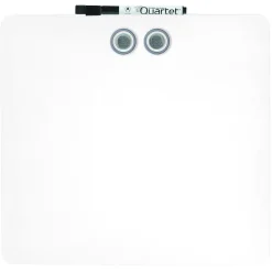 New Tin Square Frameless Dry-Erase Whiteboard, Assorted Colors, 1' x 1' (28225-US) Dry Erase