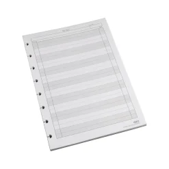 Staples To-Do Customizable Notebook Accessories, 5.5" x 8.5", Cornell, 50 Sheets, White, /Pack (19994STP) Hot