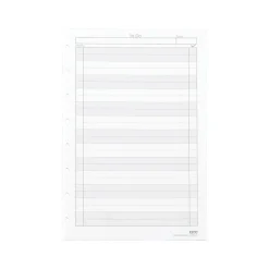 Staples To-Do Customizable Notebook Accessories, 5.5" x 8.5", Cornell, 50 Sheets, White, /Pack (19994STP) Hot