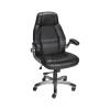 Outlet Torrent Ergonomic Bonded Leather Swivel Manager Chair, Black (51283-CC) Office Chairs