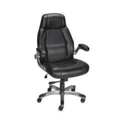 Outlet Torrent Ergonomic Bonded Leather Swivel Manager Chair, Black (51283-CC) Office Chairs
