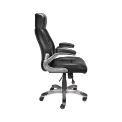 Outlet Torrent Ergonomic Bonded Leather Swivel Manager Chair, Black (51283-CC) Office Chairs