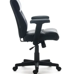 Sale Traymore Ergonomic Faux Leather Swivel Computer and Desk Chair, (59425-CC) Ergonomic Chairs