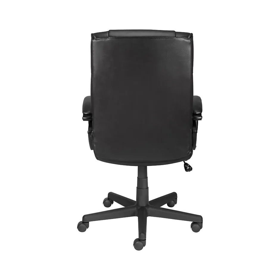 Sale Turcotte Ergonomic Luxura Swivel Computer and Desk Chair, Black (61303-CC) Office Chairs
