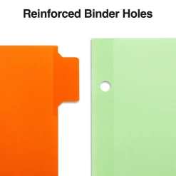 Staples Write-On Dividers, 8-Tab, Assorted Colors (13513/23181) Discount