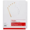 Staples Write-On Write & Erase Paper Divider, 5 Tabs, White/White Tabs, 4 Sets (13508/23175) Clearance