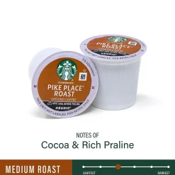 Coffee<Starbucks Pike Place K-Cup Pods, Medium Roast, 72/Box (220-02158)