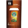 Coffee<Starbucks VIA Instant Colombia Coffee, 0.12 oz, 8/Box (11009529)