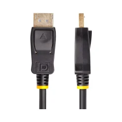 Ethernet Cables<StarTech 6' Active DisplayPort to HDMI Cable, Male to Male, Black (6F-DP-HDMI-4K60-HDR)