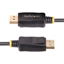 Ethernet Cables<StarTech 6' Active DisplayPort to HDMI Cable, Male to Male, Black (6F-DP-HDMI-4K60-HDR)
