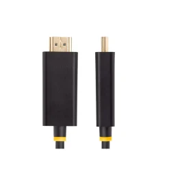 Hdmi Cables<StarTech 10' Active DisplayPort to HDMI Adapter Cable, Male to Male, Black (10F-DP-HDMI-4K60-HDR)