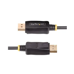 Hdmi Cables<StarTech 10' Active DisplayPort to HDMI Adapter Cable, Male to Male, Black (10F-DP-HDMI-4K60-HDR)