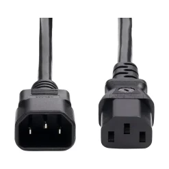 Power Cables<StarTech 2' C14 to C13 Power Cable, Male to Female, Black (8713-8200-POWER-CORD)