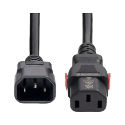 Power Cables<StarTech 10' C14 to Locking C13 Power Cable, Male to Female, Black (87L3-8A00-POWER-CORD)