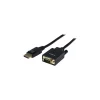 Ethernet Cables<StarTech 6' DisplayPort to VGA Adapter Converter Cable, Black (DP2VGAMM6B)