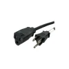 Extension Cords<StarTech 6' Extension Cord, 14 AWG, Black (PAC101146)
