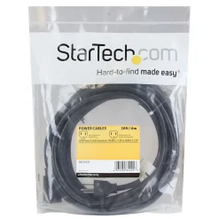Extension Cords<StarTech 20' Extension Cord, 16 AWG, Black (PAC10120)