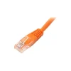 Ethernet Cables<StarTech 15 ft Cat5e Orange Molded RJ45 UTP Cat 5e Patch Cable, 15ft Patch Cord