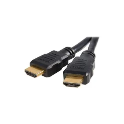 Hdmi Cables<StarTech 1' HDMI Audio/Video Cable, Black (HDMM30CM)