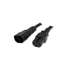 Power Cables<StarTech ® 6' IEC 60320 C14 To IEC 60320 C15 Computer Power Cord, Black
