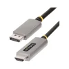 Hdmi Cables<StarTech 6.6' 8K DisplayPort to HDMI Adapter Cable, Male to Male, Space Gray (133DISPLAYPORTHDMI21)
