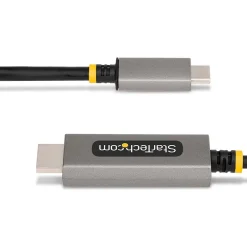 Usb Cables<StarTech 3.3' 8K USB-C to HDMI Adapter Cable, Male to Male, Space Gray (134B-USBC-HDMI211M)