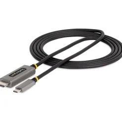 Usb Cables<StarTech 6.6' 8K USB-C to HDMI Adapter Cable, Male to Male, Space Gray (135B-USBC-HDMI212M)