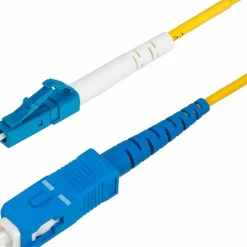 Ethernet Cables<StarTech 6.56' LC Network to LC Network Networking Cable, Male, Yellow (SPSMLCSCOS22M)