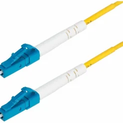Ethernet Cables<StarTech 32.8' LC Network to LC Network Networking Cable, Male, Yellow (SPSMLCLCOS210M)