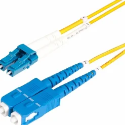Ethernet Cables<StarTech 32.8' LC Network to SC Network Networking Cable, Male, Yellow (SMLCSCOS210M)