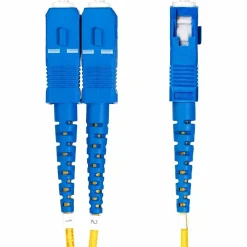 Ethernet Cables<StarTech 6.56' LC Network to SC Network Networking Cable, Male, Yellow (SMLCSCOS22M)