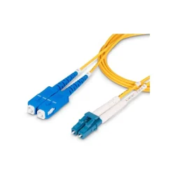 Ethernet Cables<StarTech 49' LC Network to SC Network Networking Cable, Male, Yellow (SMLCSCOS215M)