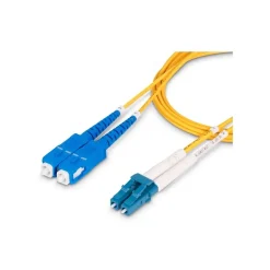 Ethernet Cables<StarTech 32.8' LC Network to SC Network Networking Cable, Male, Yellow (SMLCSCOS210M)