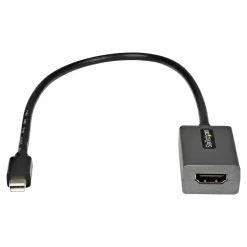 Hdmi Cables<StarTech 1' Mini DisplayPort to Display Port Audio/Video Monitor Cable, Black (MDP2HDEC)