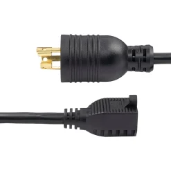Power Cables<StarTech 1' NEMA L5-15P to NEMA 5-15R Power Cord, Male to Female, Black (W31C-4100-POWER-CORD)