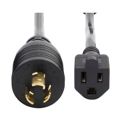 Power Cables<StarTech 1' NEMA L5-15P to NEMA 5-15R Power Cord, Male to Female, Black (W31C-4100-POWER-CORD)
