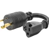 Power Cables<StarTech 6' NEMA L5-20P to NEMA 5-20R Power Cord, Male to Female, Black (K31D-2U00-POWER-CORD)