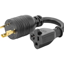 Power Cables<StarTech 6' NEMA L5-20P to NEMA 5-20R Power Cord, Male to Female, Black (K31D-2U00-POWER-CORD)